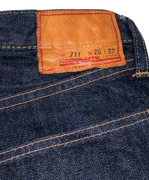 RESOLUTE（リゾルト）RESOLUTE (リゾルト) 711デニムパンツ インディゴ サイズ:28の古着・服飾アイテム