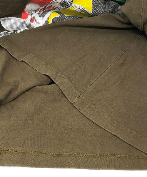 stussy（ステューシー）stussy (ステューシー) Jah Bike ラスタカラーロングスリーブカットソー カーキ サイズ:XLの古着・服飾アイテム