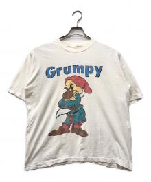 DISNEY（ディズニー）の古着「おこりんぼプリントTシャツ」｜ホワイト