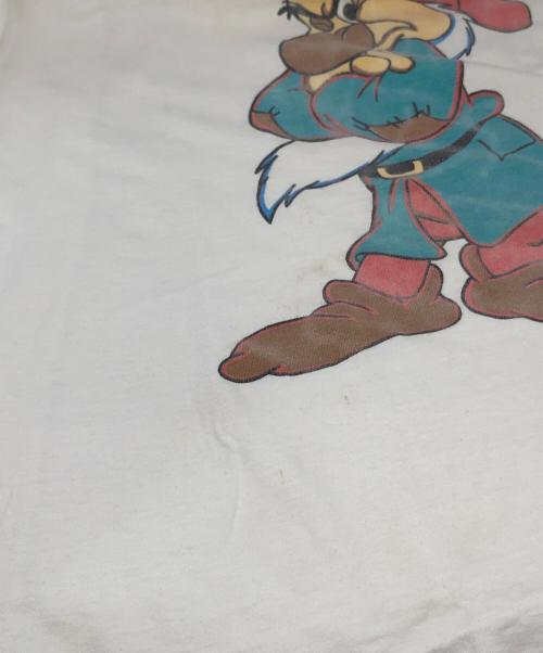 DISNEY（ディズニー）DISNEY (ディズニー) おこりんぼプリントTシャツ ホワイト サイズ:下記参照の古着・服飾アイテム