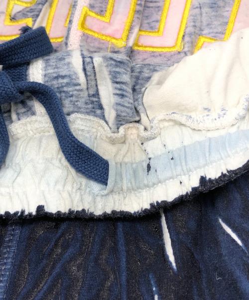 DIESEL（ディーゼル）DIESEL (ディーゼル) Track pants with shadowy overprint ネイビー サイズ:Mの古着・服飾アイテム