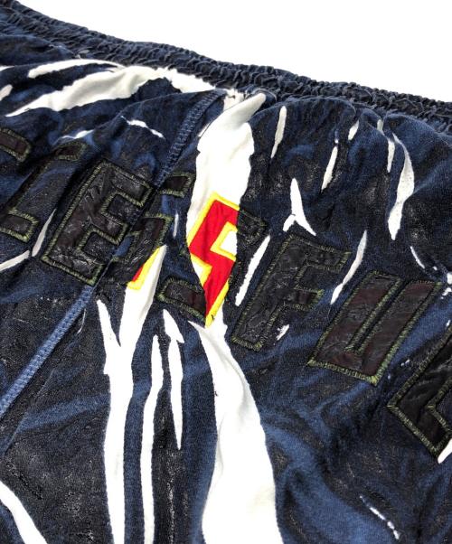 DIESEL（ディーゼル）DIESEL (ディーゼル) Track pants with shadowy overprint ネイビー サイズ:Mの古着・服飾アイテム