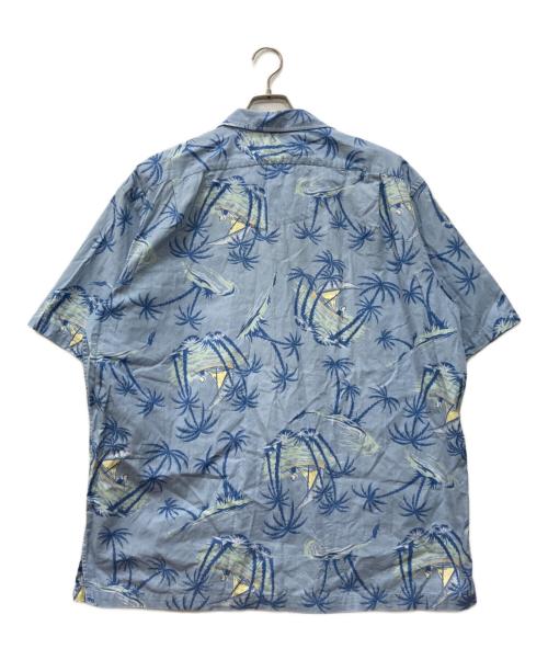 POLO RALPH LAUREN（ポロ・ラルフローレン）POLO RALPH LAUREN (ポロ・ラルフローレン) CLAYTON オープンカラーシャツ ブルー サイズ:XLの古着・服飾アイテム