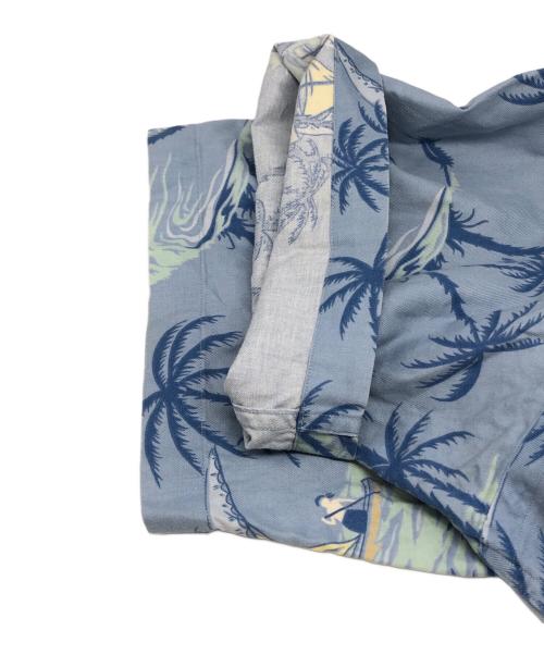 POLO RALPH LAUREN（ポロ・ラルフローレン）POLO RALPH LAUREN (ポロ・ラルフローレン) CLAYTON オープンカラーシャツ ブルー サイズ:XLの古着・服飾アイテム