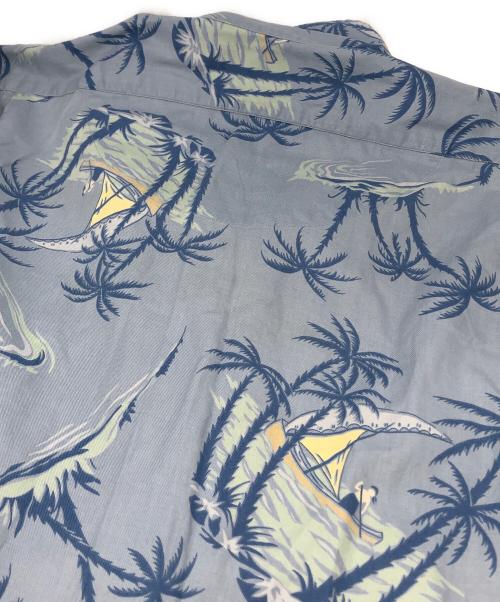 POLO RALPH LAUREN（ポロ・ラルフローレン）POLO RALPH LAUREN (ポロ・ラルフローレン) CLAYTON オープンカラーシャツ ブルー サイズ:XLの古着・服飾アイテム