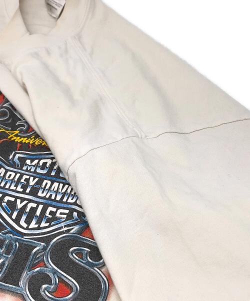 HARLEY-DAVIDSON（ハーレーダビッドソン）HARLEY-DAVIDSON (ハーレーダビッドソン) イーグルプリントTシャツ ホワイト サイズ:Lの古着・服飾アイテム