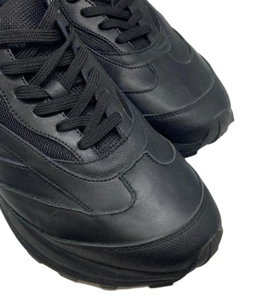 OAO（オーエーオー）OAO (オーエーオー) THE CURVE 1 レザースニーカー ブラック サイズ:27cmの古着・服飾アイテム