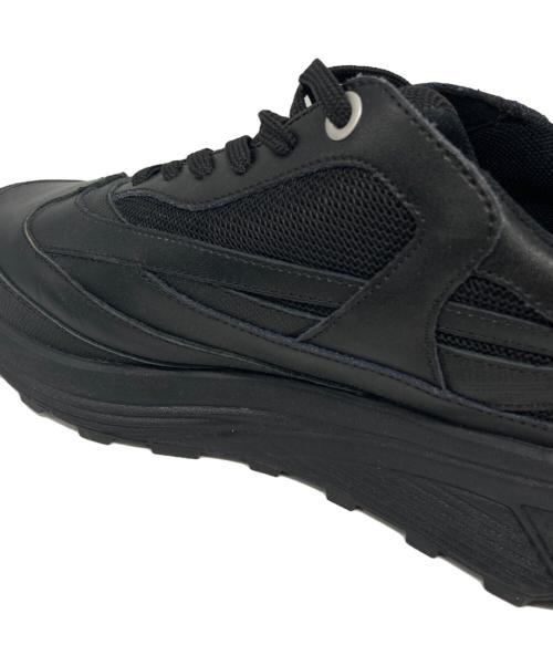 OAO（オーエーオー）OAO (オーエーオー) THE CURVE 1 レザースニーカー ブラック サイズ:27cmの古着・服飾アイテム