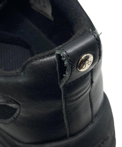 OAO（オーエーオー）OAO (オーエーオー) THE CURVE 1 レザースニーカー ブラック サイズ:27cmの古着・服飾アイテム