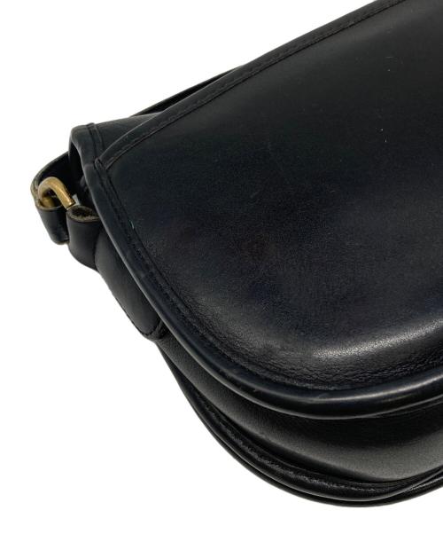 OLD COACH（オールドコーチ）OLD COACH (オールドコーチ) ターンロックレザーショルダーバッグ ブラック サイズ:下記参照の古着・服飾アイテム