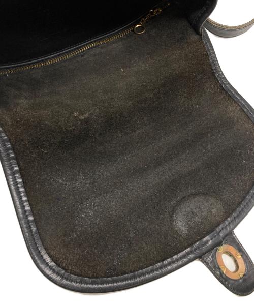 OLD COACH（オールドコーチ）OLD COACH (オールドコーチ) ターンロックレザーショルダーバッグ ブラック サイズ:下記参照の古着・服飾アイテム