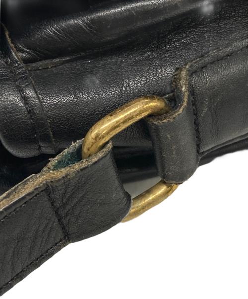 OLD COACH（オールドコーチ）OLD COACH (オールドコーチ) ターンロックレザーショルダーバッグ ブラック サイズ:下記参照の古着・服飾アイテム