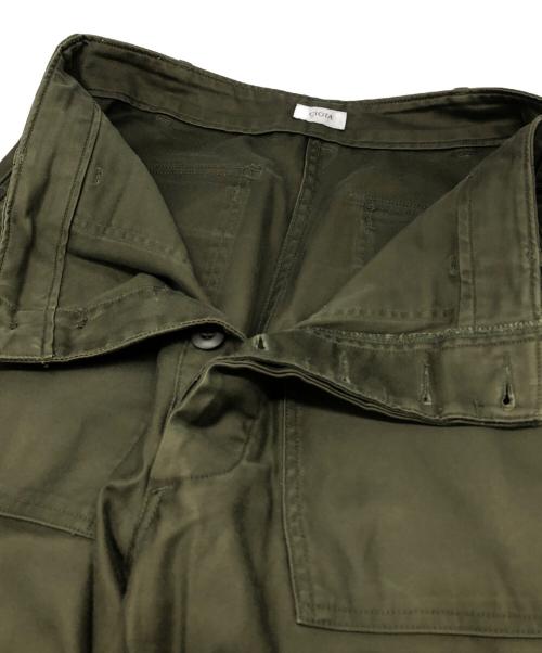 CIOTA（シオタ）CIOTA (シオタ) スビンコットンバックサテンベイカーパンツ グリーン サイズ:5の古着・服飾アイテム
