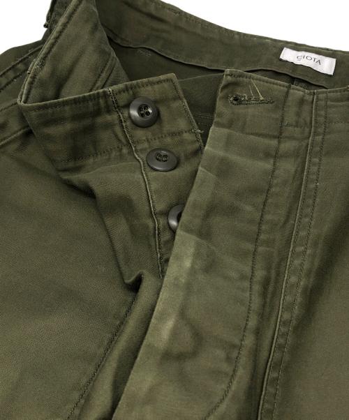 CIOTA（シオタ）CIOTA (シオタ) スビンコットンバックサテンベイカーパンツ グリーン サイズ:5の古着・服飾アイテム