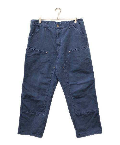 CarHartt（カーハート）CarHartt (カーハート) DOUBLE KNEE PANT ブルー サイズ:36×32の古着・服飾アイテム