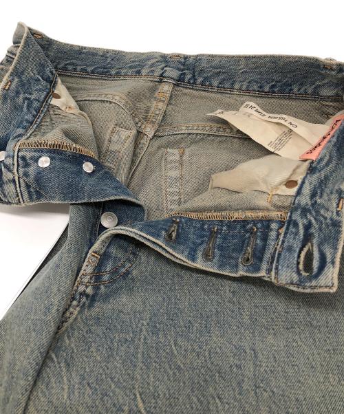 Acne studios（アクネ ストゥディオズ）Acne studios (アクネ ストゥディオズ) DELTAフェード加工デニムパンツ ブルー サイズ:24の古着・服飾アイテム