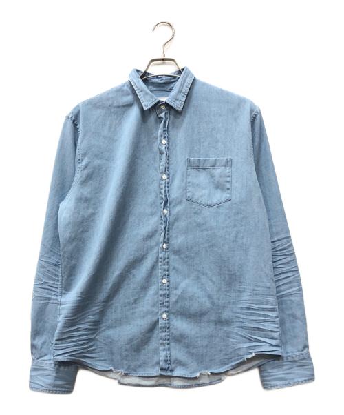 Frank&Eileen（フランクアンドアイリーン）Frank&Eileen (フランクアンドアイリーン) LUKE フェイマス デニムシャツ ブルー サイズ:Mの古着・服飾アイテム