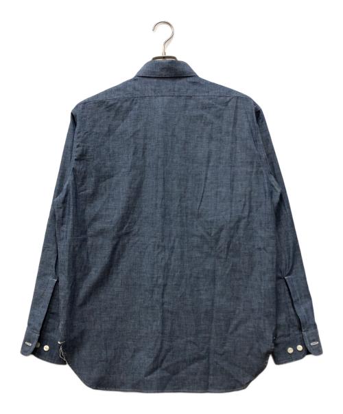 kenneth field（ケネスフィールド）kenneth field (ケネスフィールド) シャンブレーシャツ ブルー サイズ:Mの古着・服飾アイテム