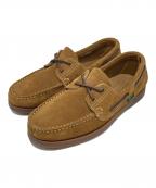 PARABOOTパラブーツ）の古着「BARTH スウェードデッキシューズ」｜ベージュ