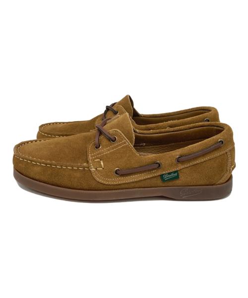 PARABOOT（パラブーツ）PARABOOT (パラブーツ) BARTH スウェードデッキシューズ ベージュ サイズ:6の古着・服飾アイテム