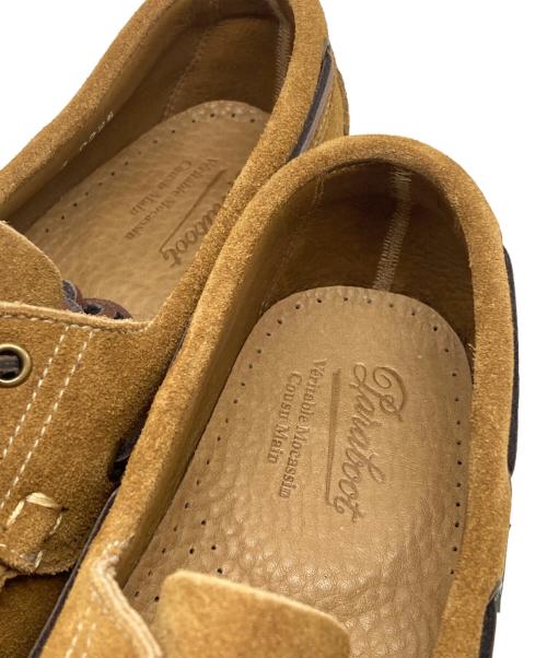 PARABOOT（パラブーツ）PARABOOT (パラブーツ) BARTH スウェードデッキシューズ ベージュ サイズ:6の古着・服飾アイテム