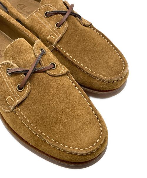 PARABOOT（パラブーツ）PARABOOT (パラブーツ) BARTH スウェードデッキシューズ ベージュ サイズ:6の古着・服飾アイテム