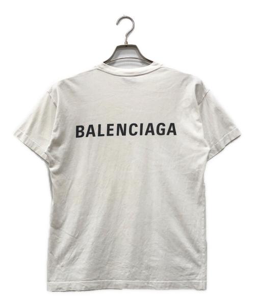 BALENCIAGA（バレンシアガ）BALENCIAGA (バレンシアガ) Medium Fit T-Shirt ホワイト サイズ:XSの古着・服飾アイテム