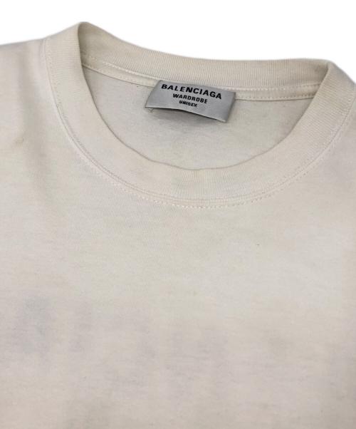 BALENCIAGA（バレンシアガ）BALENCIAGA (バレンシアガ) Medium Fit T-Shirt ホワイト サイズ:XSの古着・服飾アイテム