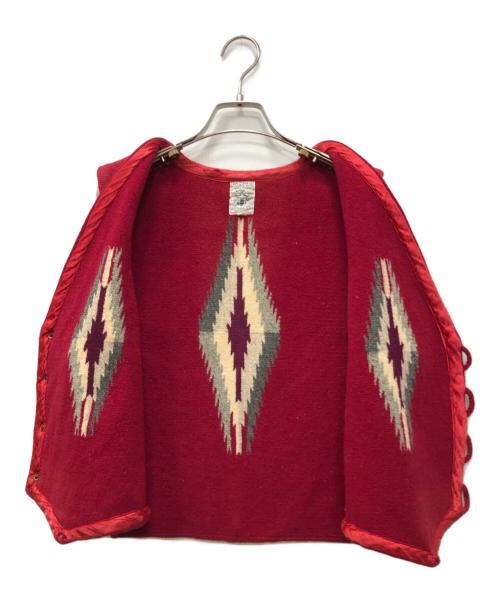 ORTEGA's（オルテガ）ORTEGA's (オルテガ) チマヨベスト レッド サイズ:40の古着・服飾アイテム