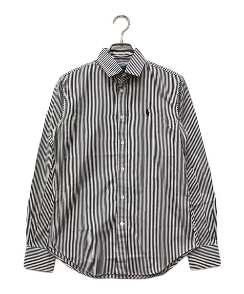 POLO RALPH LAUREN（ポロ・ラルフローレン）POLO RALPH LAUREN (ポロ・ラルフローレン) ストライプシャツ ホワイト×グレー 未使用品の古着・服飾アイテム