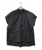 theory luxeセオリーリュクス）の古着「Luxe Cotton Kate Blouse」｜ブラック