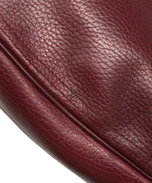 Cartier（カルティエ）Cartier (カルティエ) マストライン ハーフムーンレザーワンショルダーバッグ ボルドー サイズ:下記参照の古着・服飾アイテム