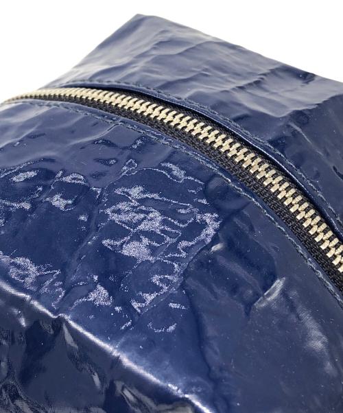 PLEATS PLEASE（プリーツプリーズ）PLEATS PLEASE (プリーツプリーズ) NOUGAT エナメルショルダーバッグ ネイビー サイズ:下記参照の古着・服飾アイテム