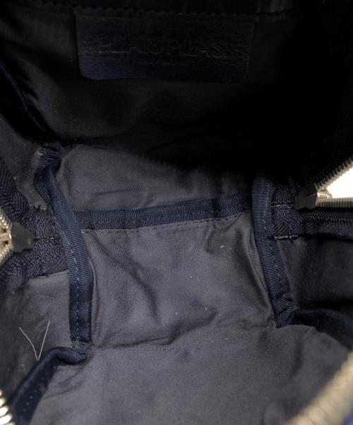 PLEATS PLEASE（プリーツプリーズ）PLEATS PLEASE (プリーツプリーズ) NOUGAT エナメルショルダーバッグ ネイビー サイズ:下記参照の古着・服飾アイテム