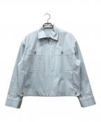 theory luxeセオリーリュクス）の古着「NEWTON TRISTA ジップブルゾン」｜ブルー