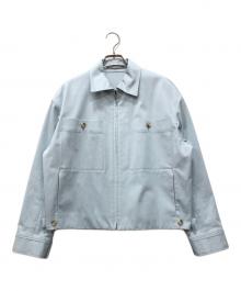 theory luxe（セオリーリュクス）の古着「NEWTON TRISTA ジップブルゾン」｜ブルー
