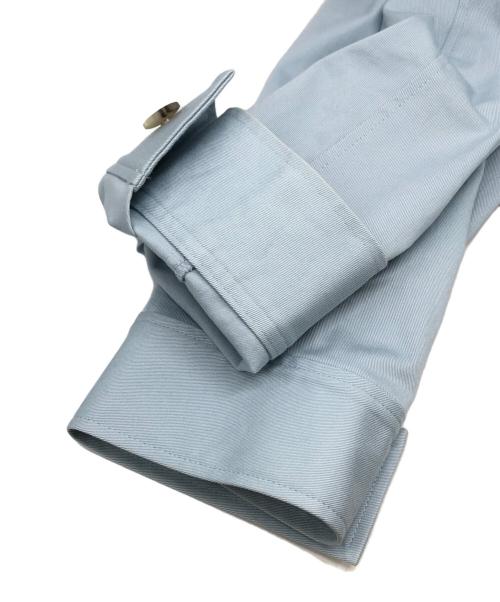 theory luxe（セオリーリュクス）theory luxe (セオリーリュクス) NEWTON TRISTA ジップブルゾン ブルー サイズ:40の古着・服飾アイテム