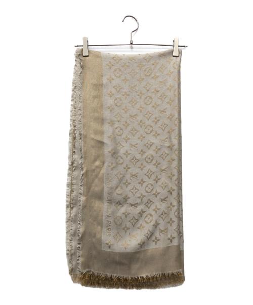 LOUIS VUITTON（ルイ ヴィトン）LOUIS VUITTON (ルイ ヴィトン) 大判スカーフ ベージュ サイズ:下記参照の古着・服飾アイテム