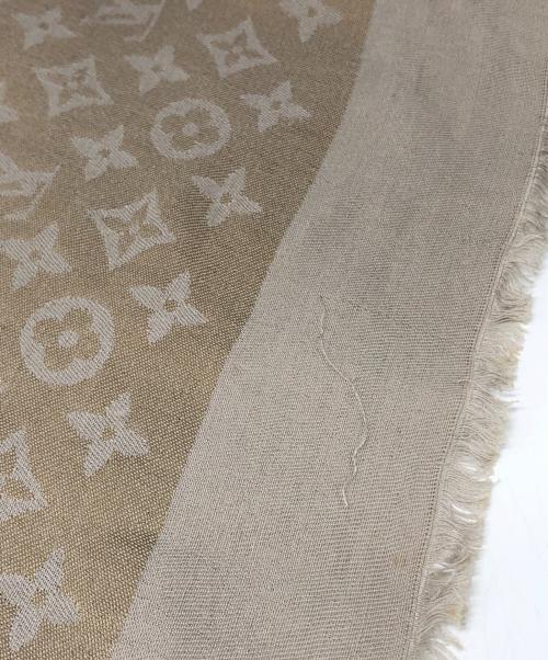 LOUIS VUITTON（ルイ ヴィトン）LOUIS VUITTON (ルイ ヴィトン) 大判スカーフ ベージュ サイズ:下記参照の古着・服飾アイテム