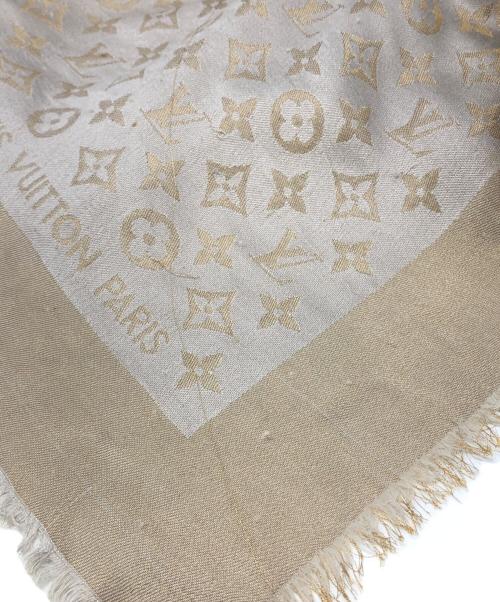 LOUIS VUITTON（ルイ ヴィトン）LOUIS VUITTON (ルイ ヴィトン) 大判スカーフ ベージュ サイズ:下記参照の古着・服飾アイテム