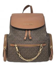 MICHAEL KORS（マイケル・コース）の古着「JET SET ITEM チェーン バックパック」｜ブラウン