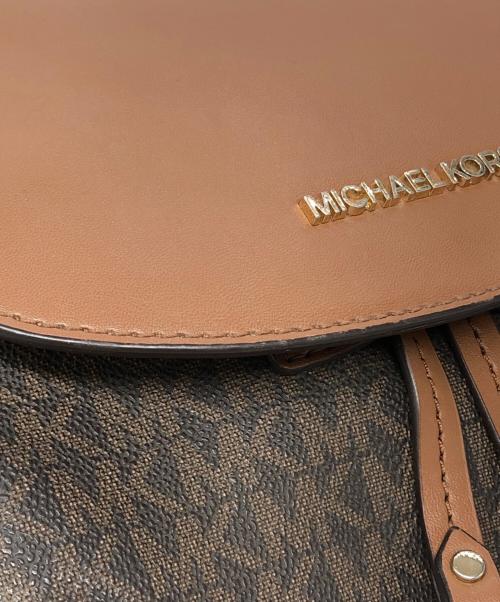 MICHAEL KORS（マイケル・コース）MICHAEL KORS (マイケル・コース) JET SET ITEM チェーン バックパック ブラウン サイズ:下記参照の古着・服飾アイテム