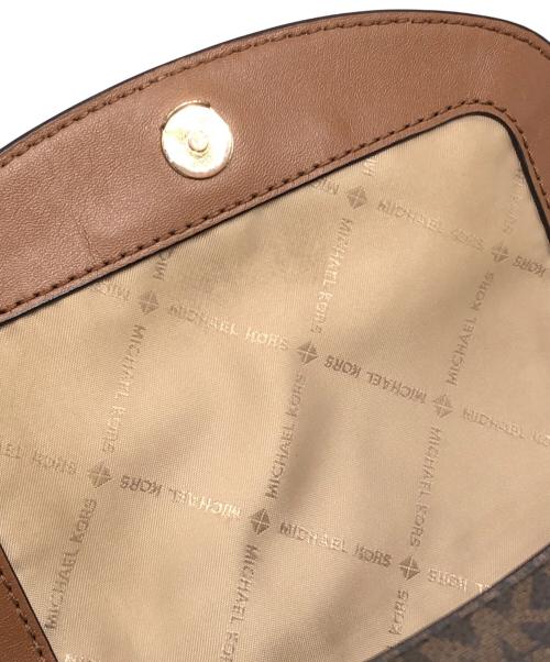 MICHAEL KORS（マイケル・コース）MICHAEL KORS (マイケル・コース) JET SET ITEM チェーン バックパック ブラウン サイズ:下記参照の古着・服飾アイテム