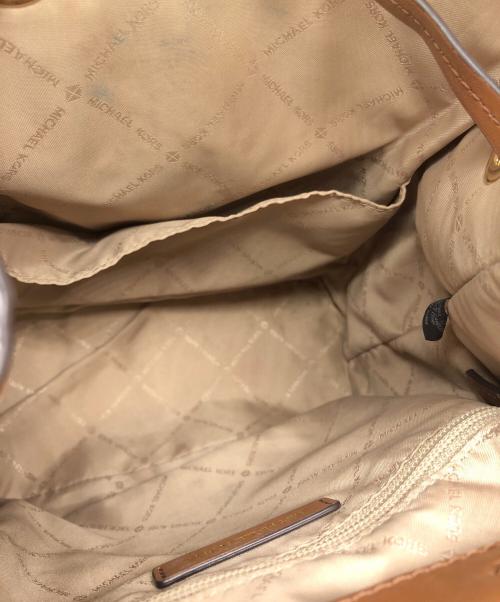 MICHAEL KORS（マイケル・コース）MICHAEL KORS (マイケル・コース) JET SET ITEM チェーン バックパック ブラウン サイズ:下記参照の古着・服飾アイテム