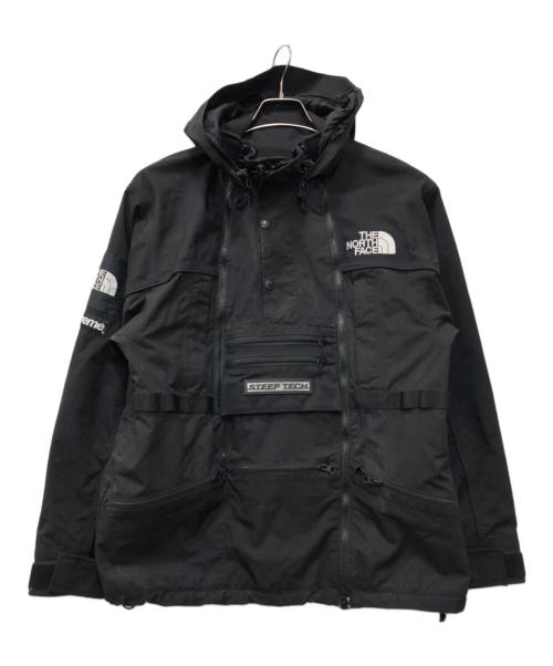 THE NORTH FACE（ザ ノース フェイス）THE NORTH FACE (ザ ノース フェイス) Supreme (シュプリーム) Steep Tech Hooded Jacket ブラック サイズ:Mの古着・服飾アイテム