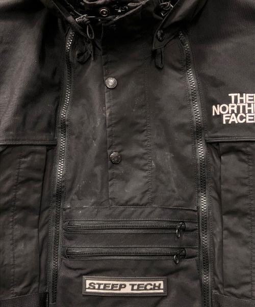 THE NORTH FACE（ザ ノース フェイス）THE NORTH FACE (ザ ノース フェイス) Supreme (シュプリーム) Steep Tech Hooded Jacket ブラック サイズ:Mの古着・服飾アイテム