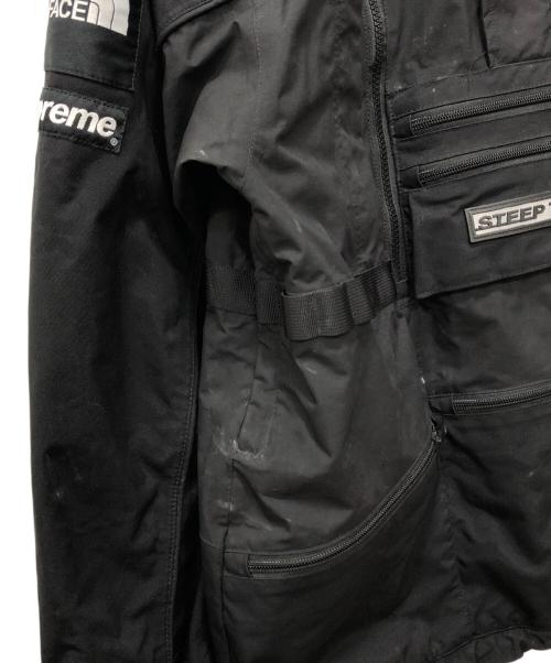 THE NORTH FACE（ザ ノース フェイス）THE NORTH FACE (ザ ノース フェイス) Supreme (シュプリーム) Steep Tech Hooded Jacket ブラック サイズ:Mの古着・服飾アイテム