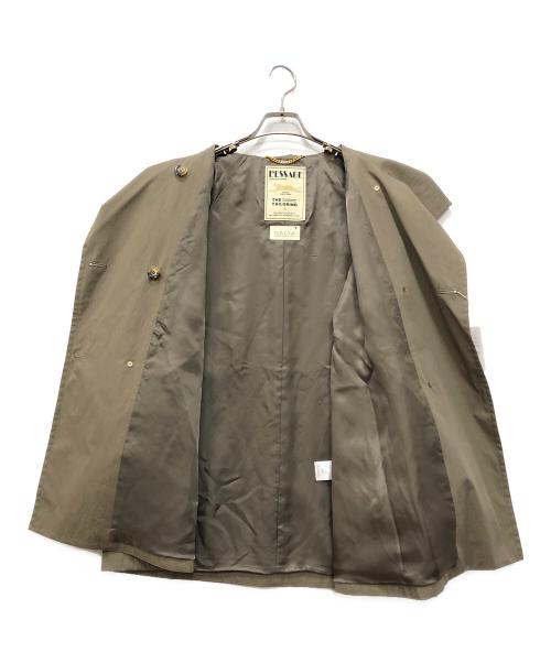 journal standard L'essage（ジャーナルスタンダード レサージュ）journal standard L'essage (ジャーナルスタンダード レサージュ) NALYAスタンドショートコート カーキ サイズ:36 未使用品の古着・服飾アイテム