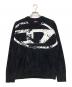 DIESEL（ディーゼル）の古着「S BOXT-N5 クルーネックニット」｜ブラック