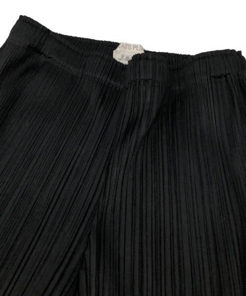 PLEATS PLEASE（プリーツプリーズ）PLEATS PLEASE (プリーツプリーズ) プリーツストレートパンツ ブラック サイズ:1の古着・服飾アイテム